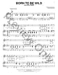 Born to Be Wild piano sheet music cover